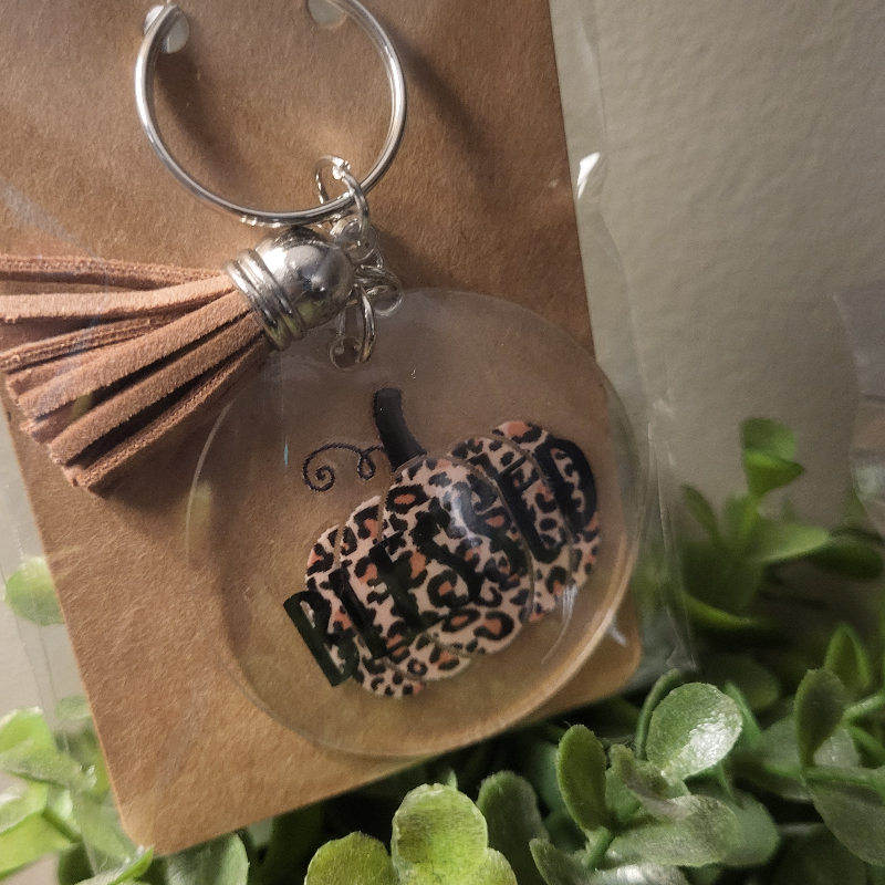 SALE-Blessed- Fall Key Chain Main Image